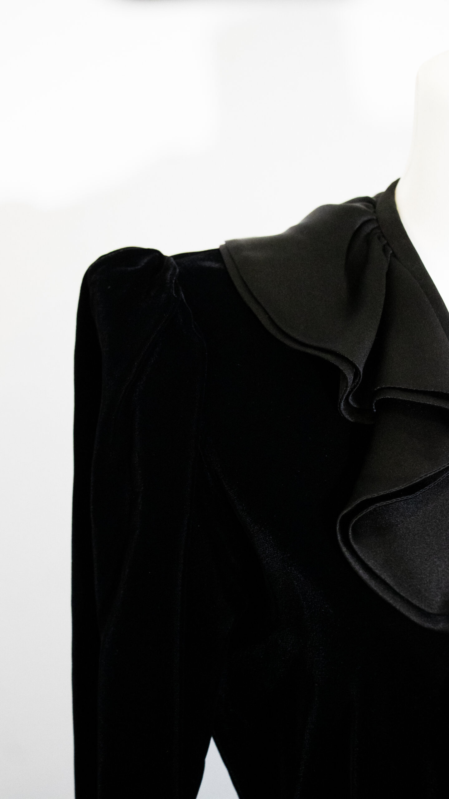 Saint Laurent Rive Gauche Black Dress