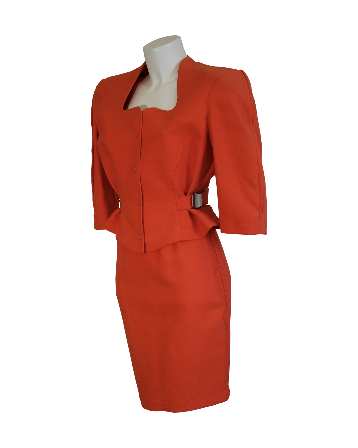 Thierry Mugler Red Suit from 1980s