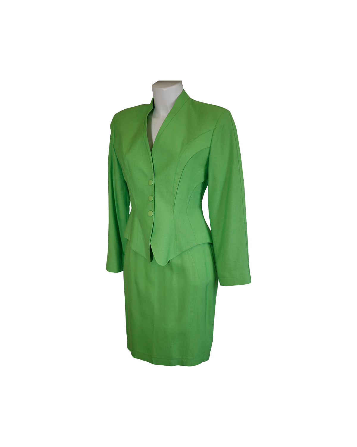 Thierry Mugler Green Suit from 1990s