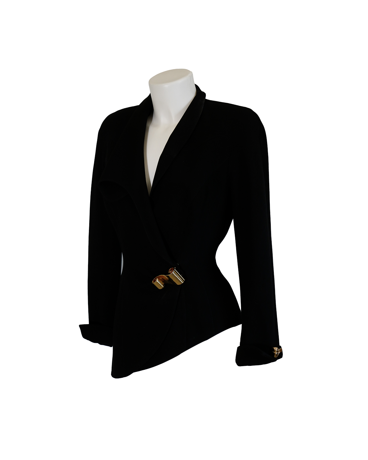 Thierry Mugler Black Jacket from 1980s