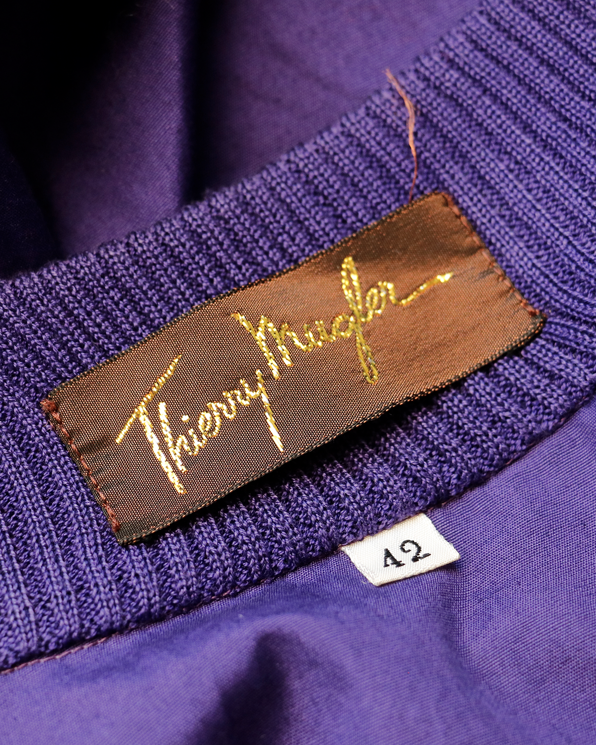 Thierry Mugler Violet Jacket from 1990s