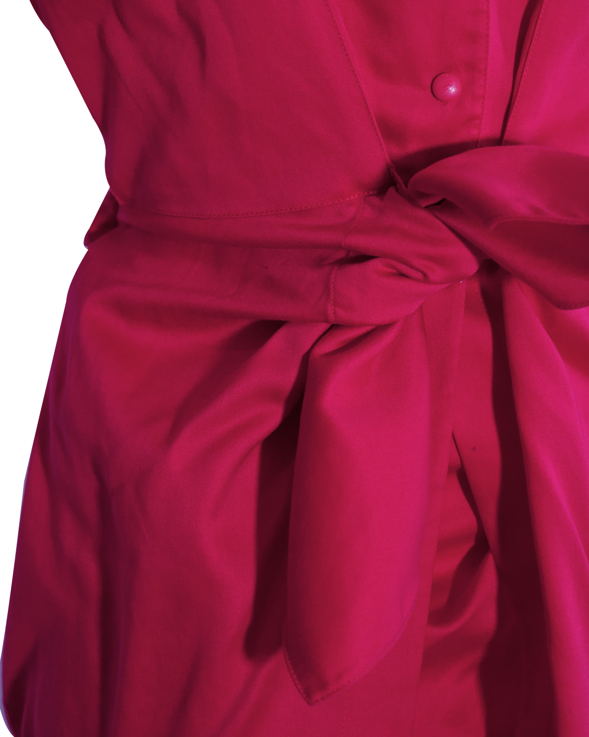Thierry Mugler fuchsia dress from 1980s