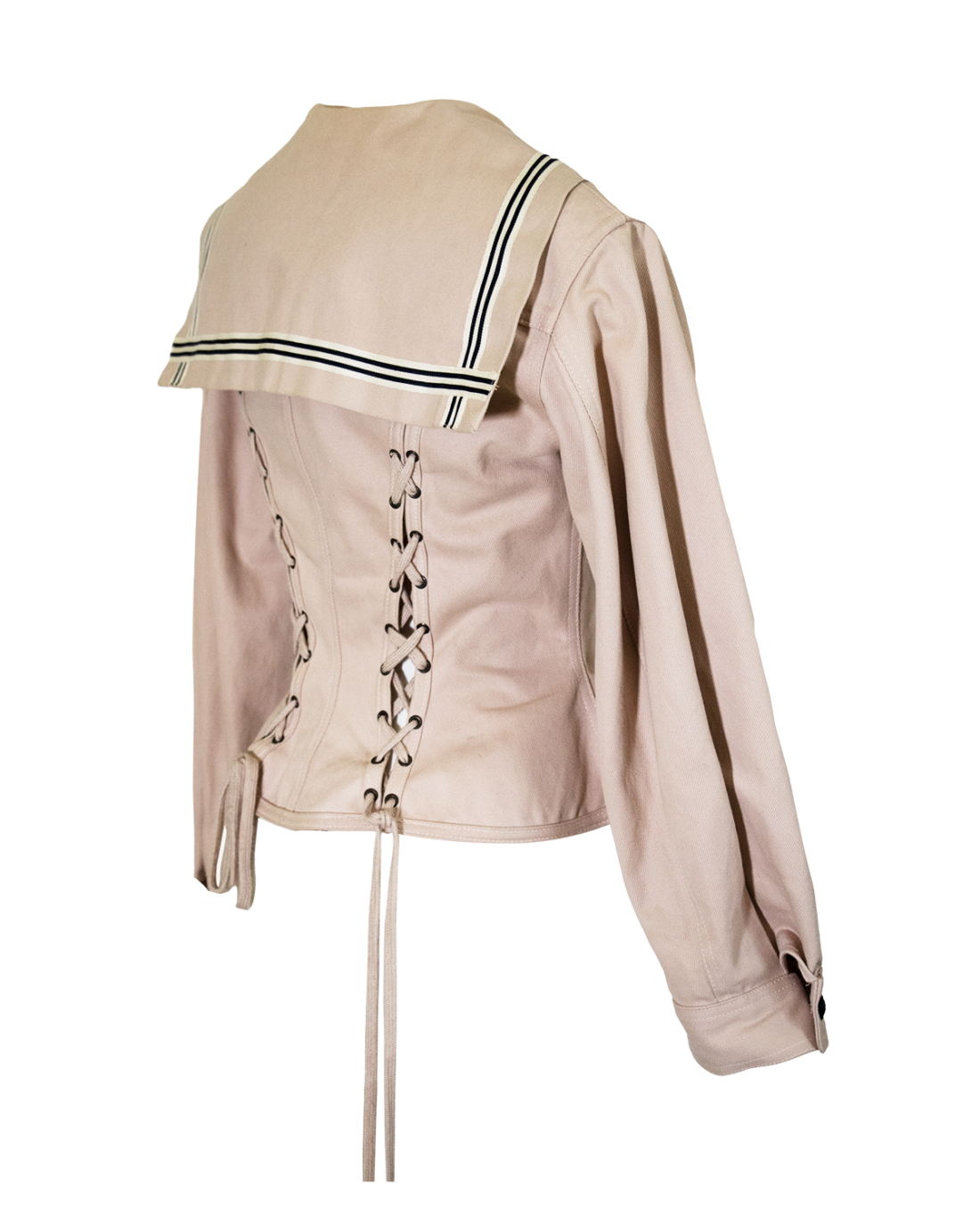 Jean Paul Gaultier Le Marins Pink Jacket from 1980s