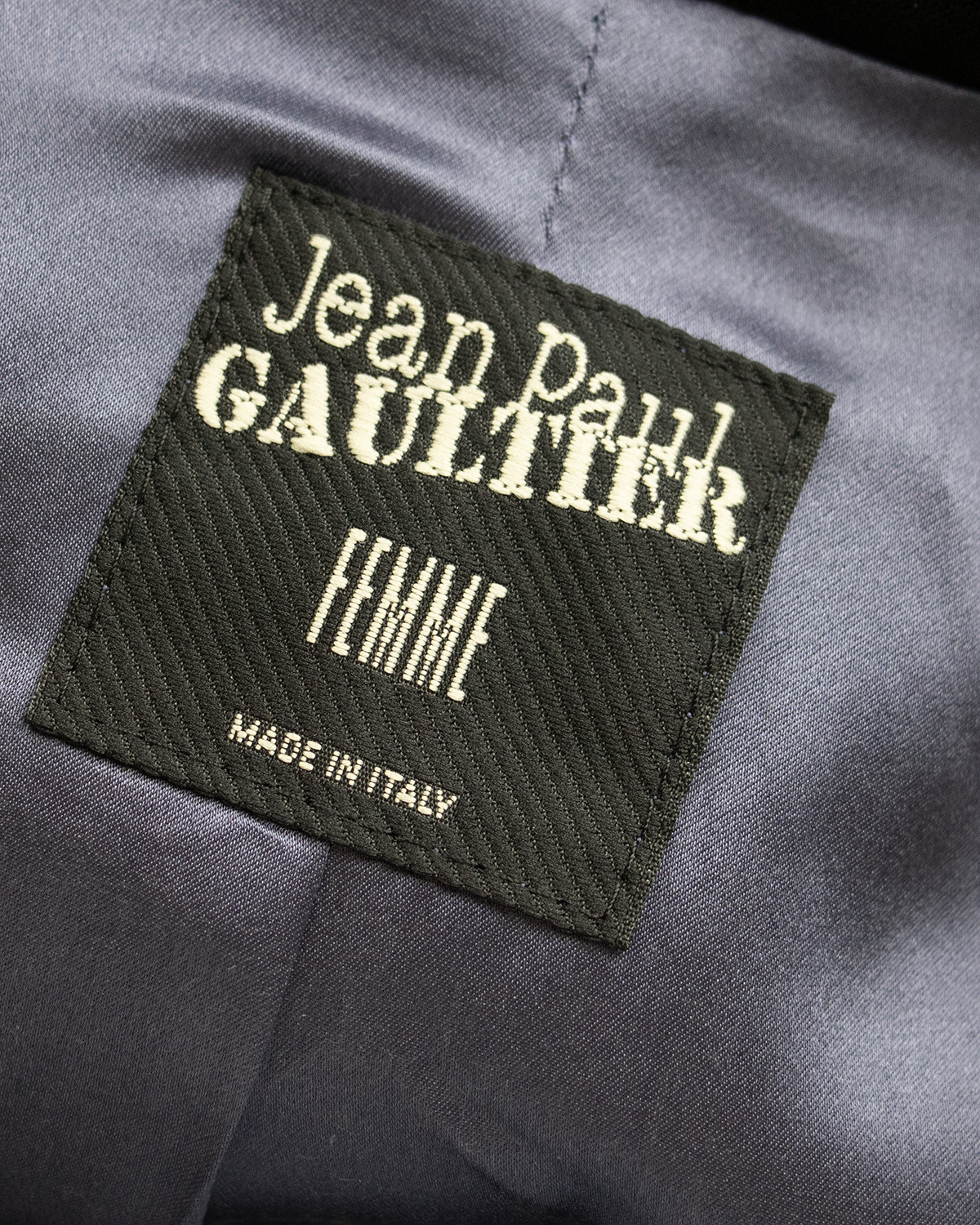 Jean Paul Gaultier Sailor Black Jacket from 1990s