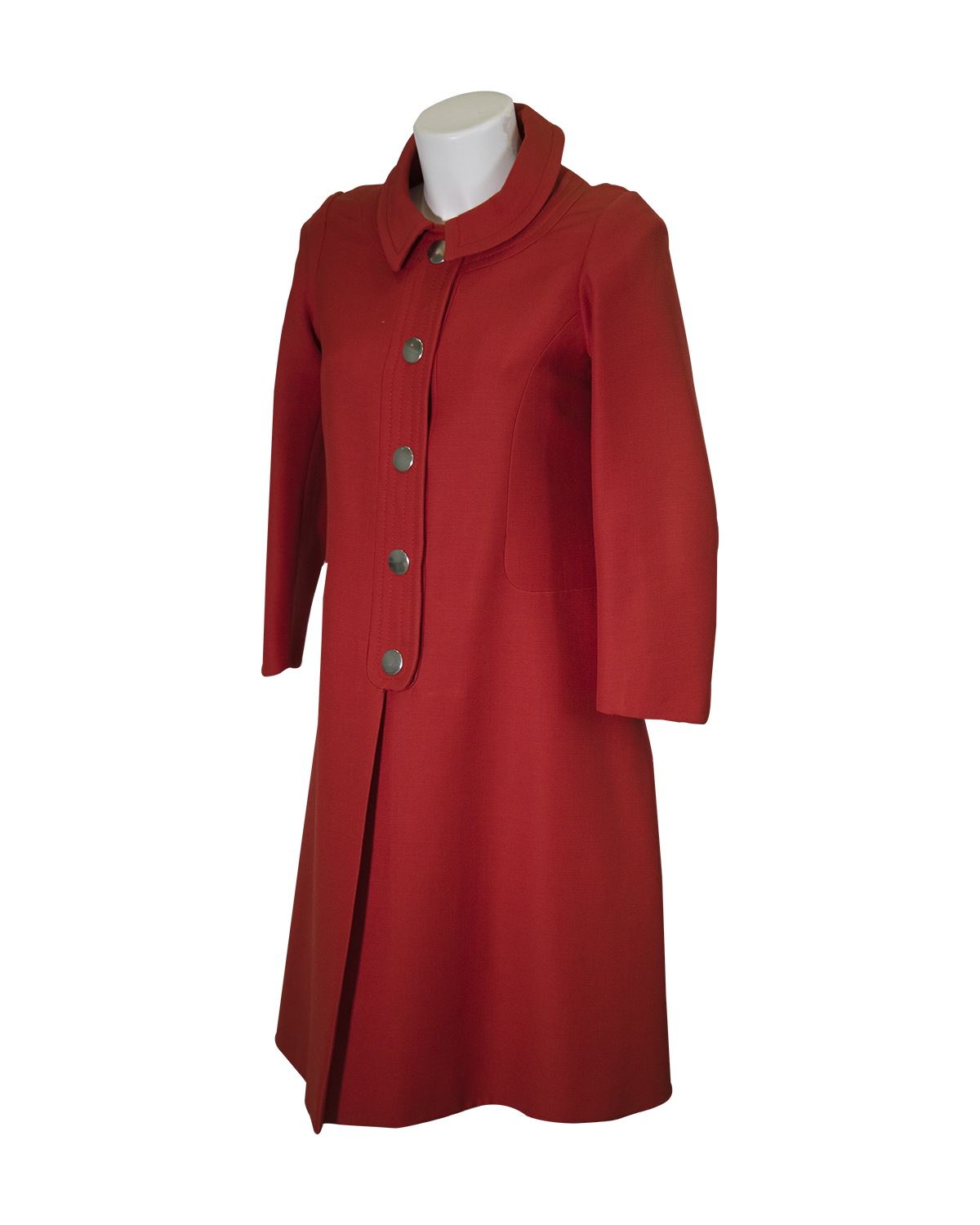 Pierre Cardin Red Coat from 1970s