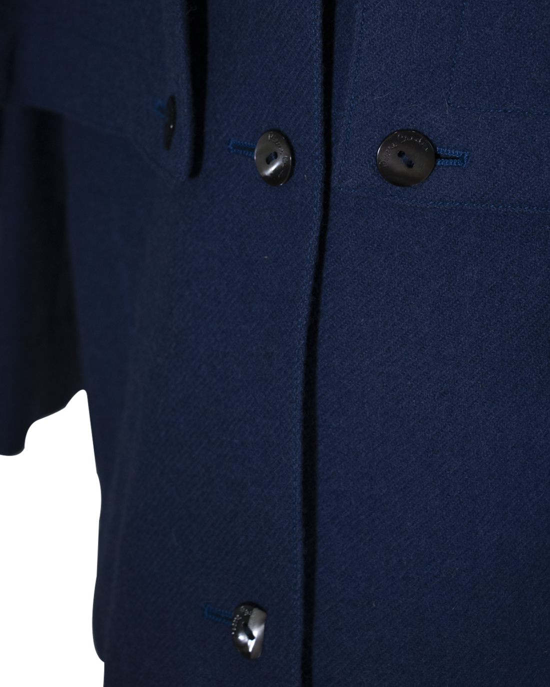 Pierre Cardin Blue Wool Jacket from 1970s