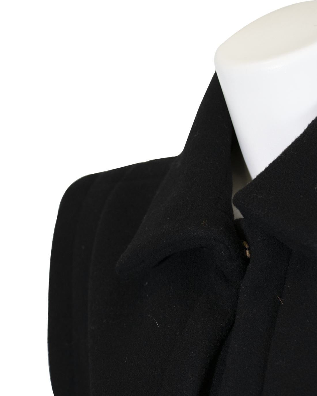 Pierre Cardin Sleeveless Black Dress from 1970s