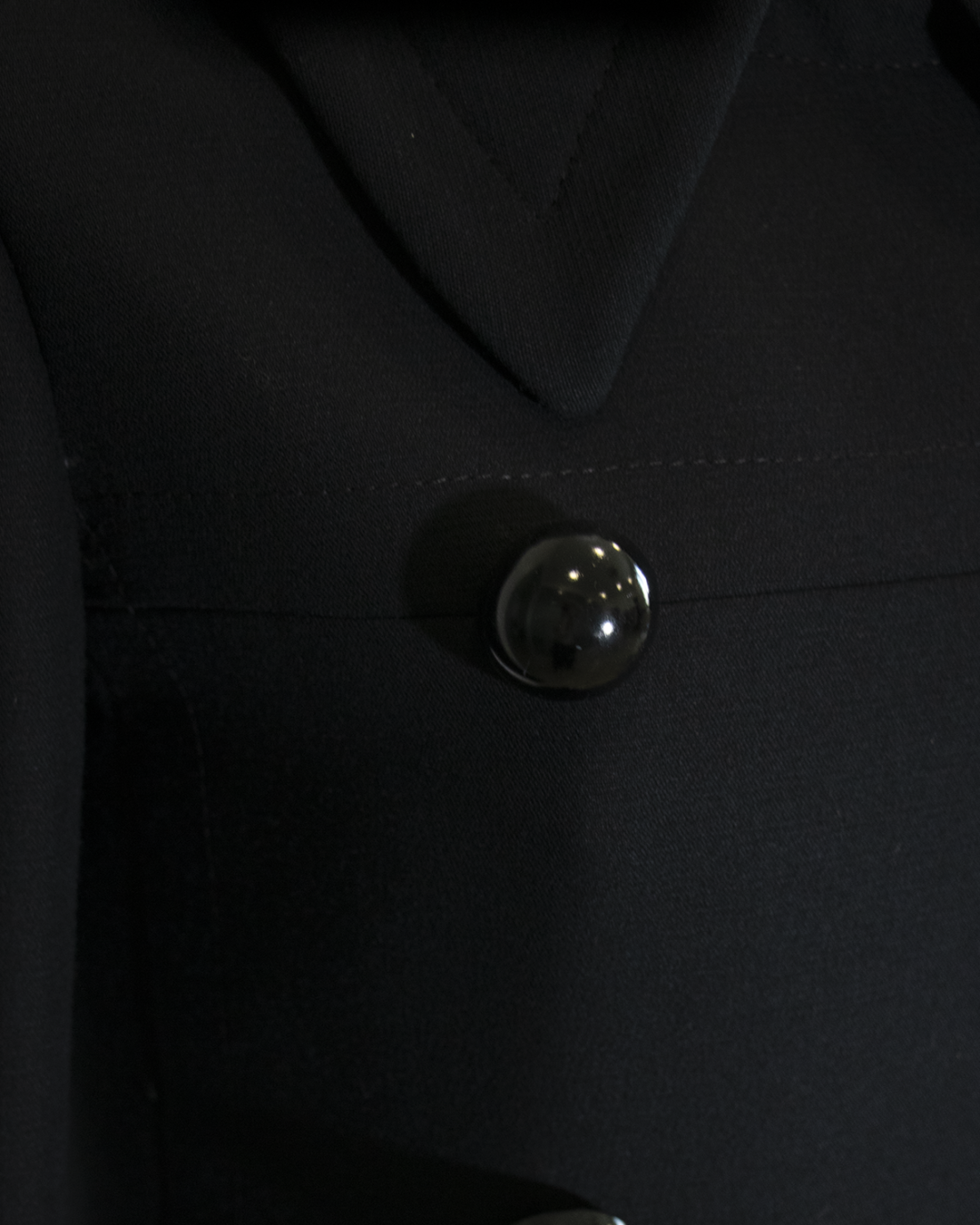 Pierre Cardin Black Coat from 1970s